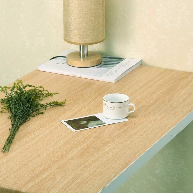 Waddllcor Walldecor1 Wood Grain Contact Paper Self Adhesive Peel and Stick Film for Cabinets Shelves Drawers Faux Maple Wood Textured Shelf Paper Sticker Covering 16 x 78.7 Inches - Image 3